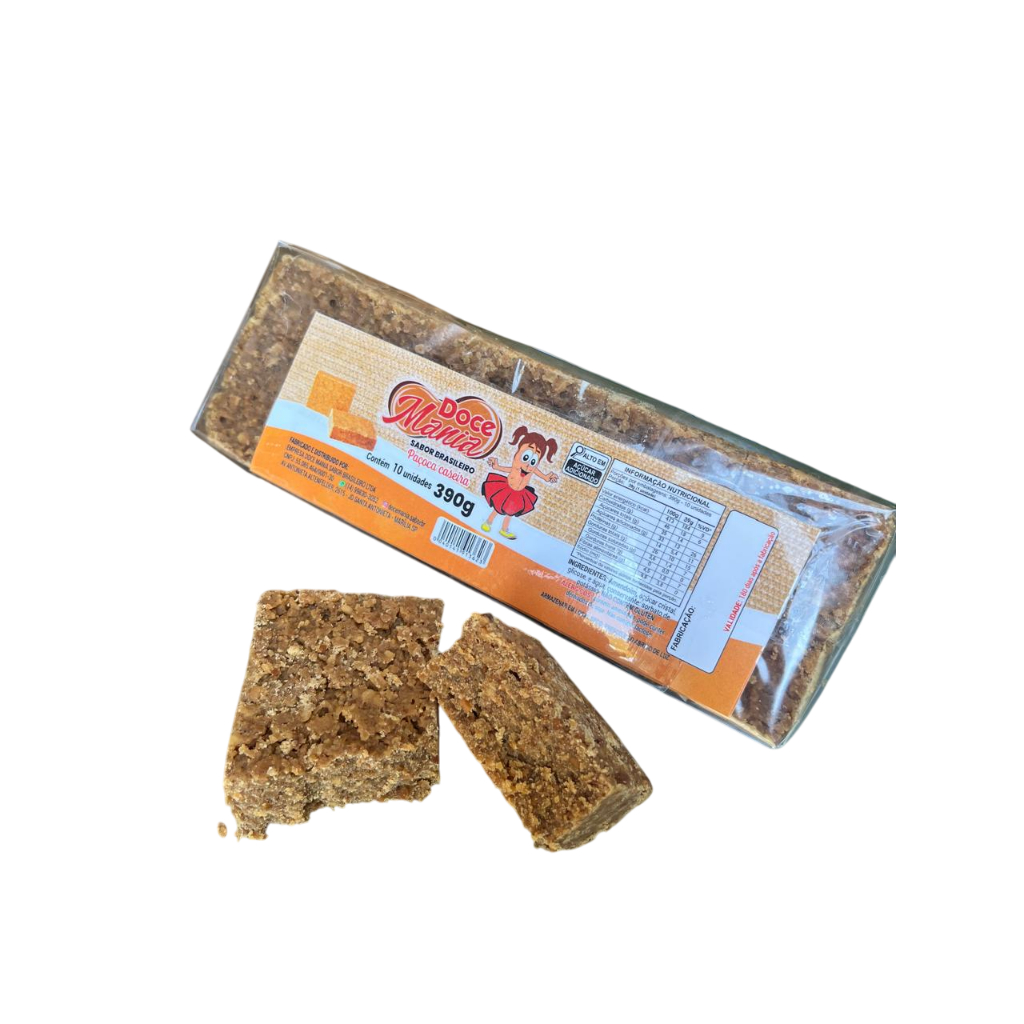 PAÇOCA DE BARRINHA - COMBO 2 UND DE 390G- Mais amendoim, menos açúcar