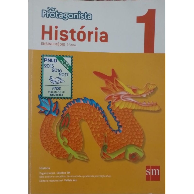 LIVRO - SER PROTAGONISTA - HISTÓRIA  1