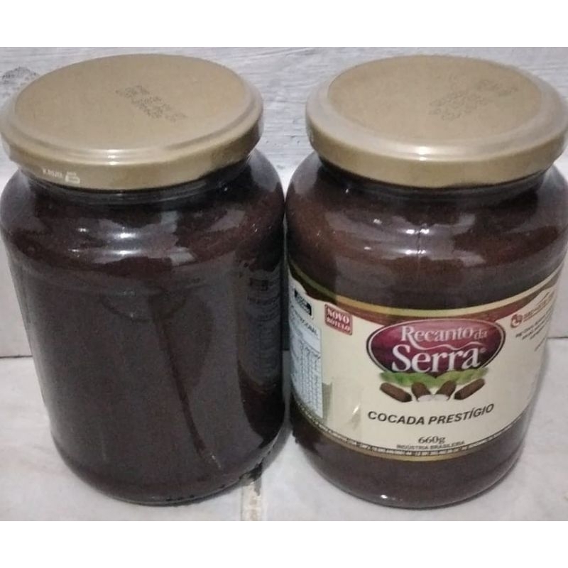 15 doce de cocada vidro chocolate prestígio