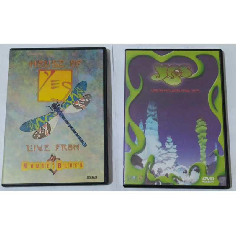 2 DVD YES LIVE FROM HOUSE OF BLUES E DVD YES LIVE IN PHILADELPHIA 1979
