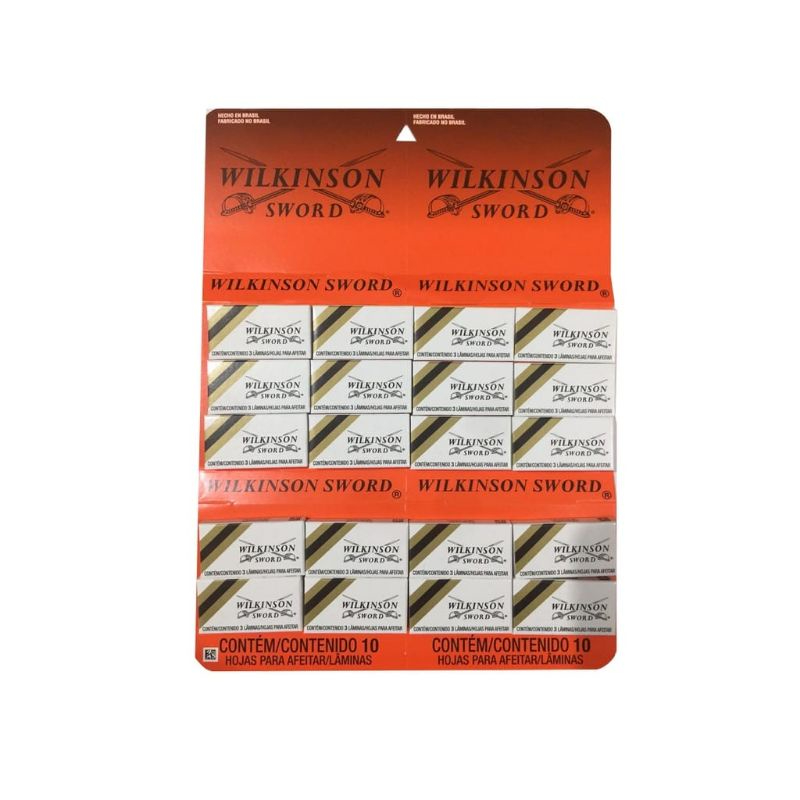 Lâmina gilete barbear wilkinson sword com 60 unidades laminas / 30 Unidades laminas em Oferta na Shopee