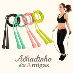 Cordas de Pular Profissional Ajustável de PVC
