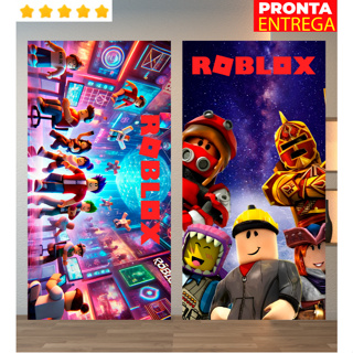 Toalha de Banho Infantil Jogo ROBLOX Praia Piscina Felpa Estampada em Oferta na Shopee