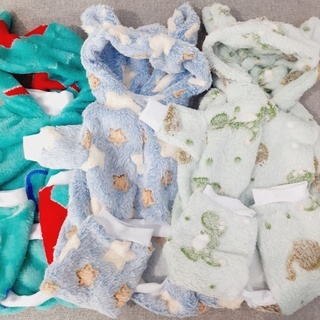 Macacão de Inverno para Pet – Com Capuz e Mangas – Roupa Fofa para Cães e Gatos