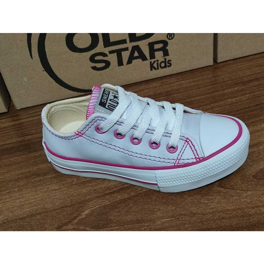 TÊNIS INFANTIL OLD STAR  KIDS COURO SINTÉTICO UNISSEX  OFERTA!!