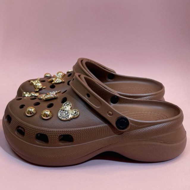 Nova Sandália Luxo Saltinho 6cm Feminino Babuche Nuvem com Acessórios
