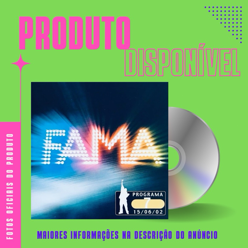 CD PROGRAMA FAMA 7 - Tonny Francis, Vanessa Jackson, Livia Leite, Adelmo Casé, Nalanda, Fael Mondego