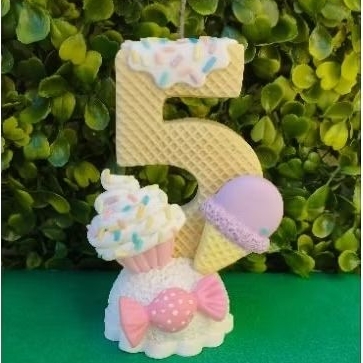 Vela em Biscuit Doce Doces em Oferta na Shopee