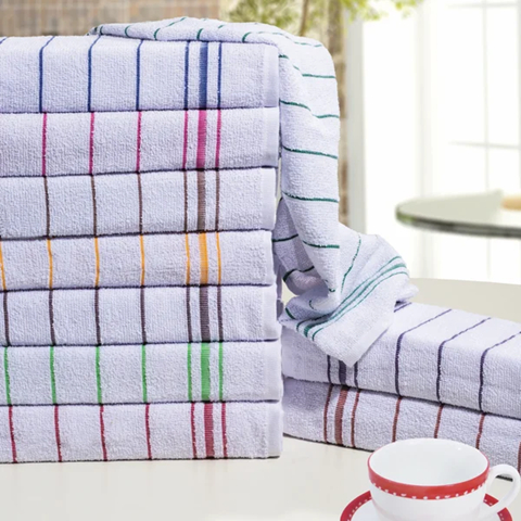 Kit/Jogo 12 Panos de Copa Atoalhado 100% Algodão Felpudo Atacado Pretória em Oferta na Shopee