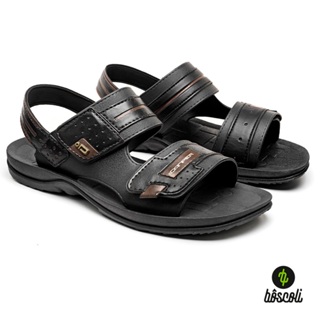 Papete Sandalia Masculino Confortavel Antiderrapante Motoqueiro  Danper com Traseira Preto Mônaco em Oferta na Shopee