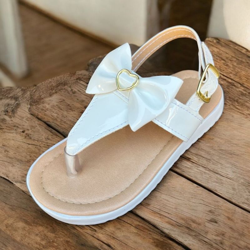 REF:0041Rasteira Infantil De Dedo Enfeite De Laço