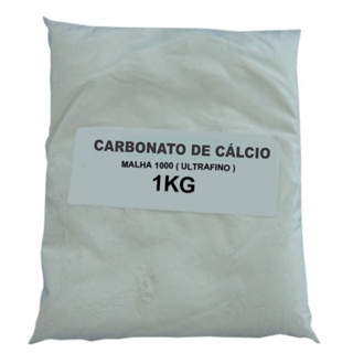 Carbonato De Cálcio Malha-1000 ( Calcita Micronizada ) 1kg em Oferta na Shopee