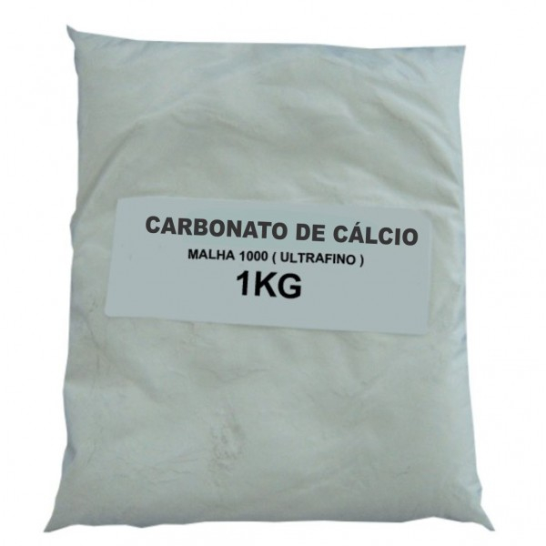 Carbonato De Cálcio Malha-3000 ( Calcita Micronizada ) 1kg em Oferta na Shopee