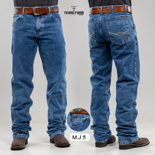 calça country masculina Texas farm, calça country ariat algodão grosso peão montaria em Oferta na Shopee