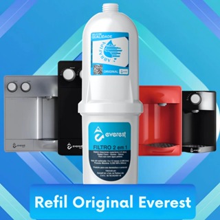 Refil filtro Soft Everest original de 1 a 4 unidades - escolha com ou sem mangueira novo em Oferta na Shopee