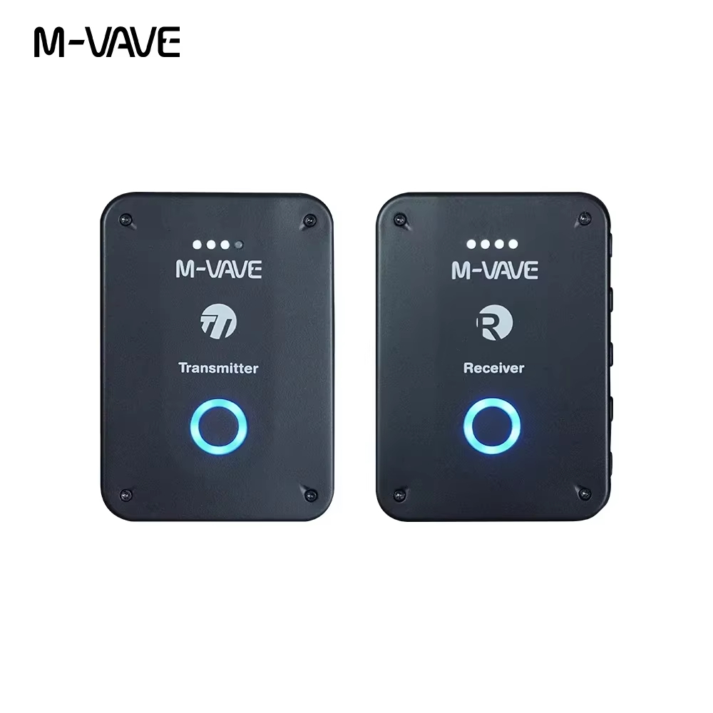 M-VAVE WP-9 Monitor de fone de ouvido sem fio 2.4G Receptor transmissor recarregável com suporte de volume Função em Oferta na Shopee