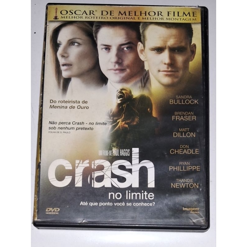 dvd - Crash - no limite  - Sandra Bullock/Brendan Fraser - drama