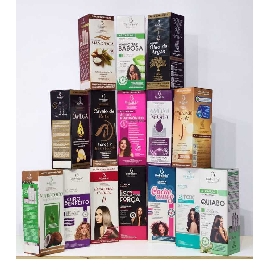 4 kits completos a sua escolha (com  4 itens cada ) Bio instinto em Oferta na Shopee