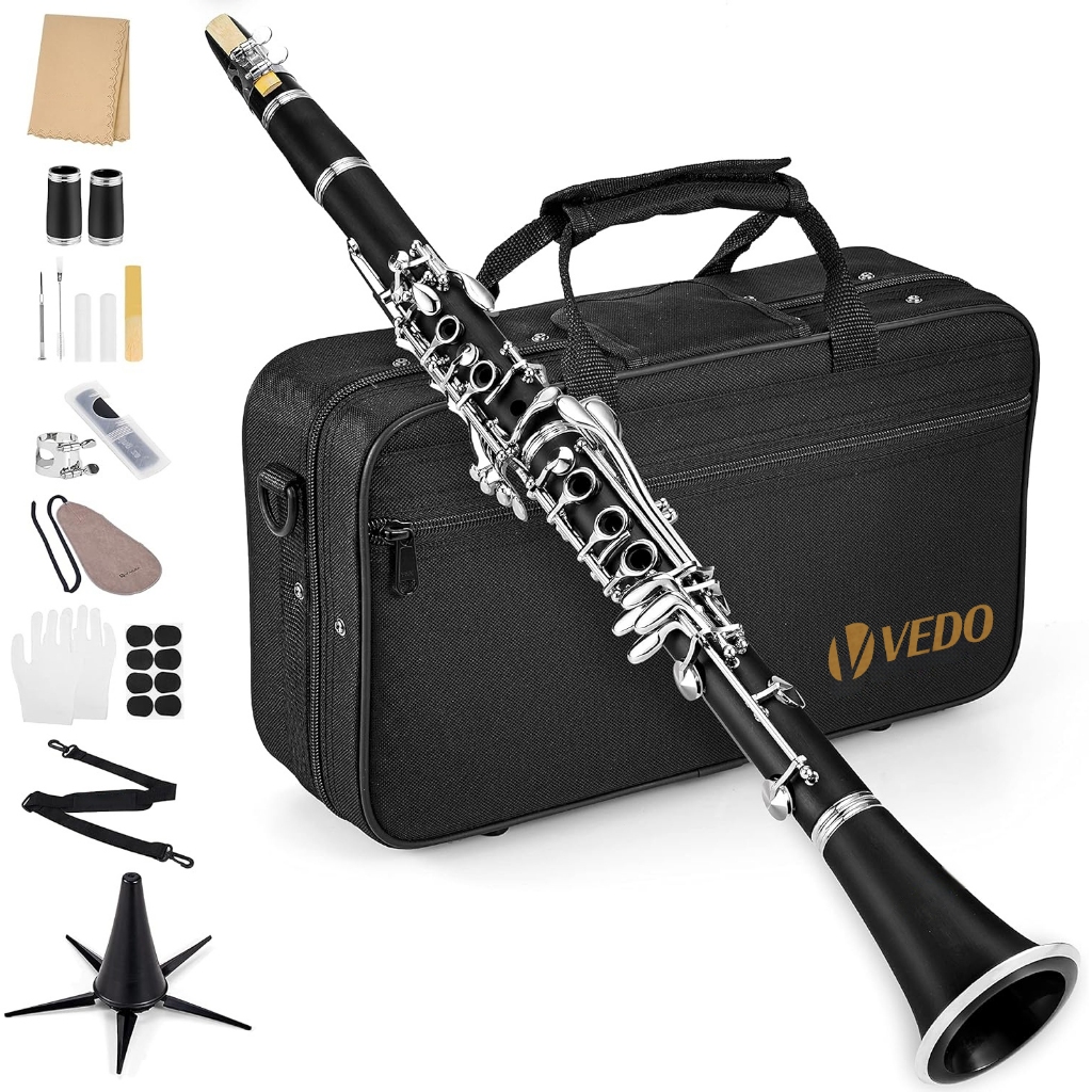 Clarineta Bb Clarinet 17 teclas 6 anéis Blackwinds Professional Clarinet Woodwind Musical Instruments With Accessories