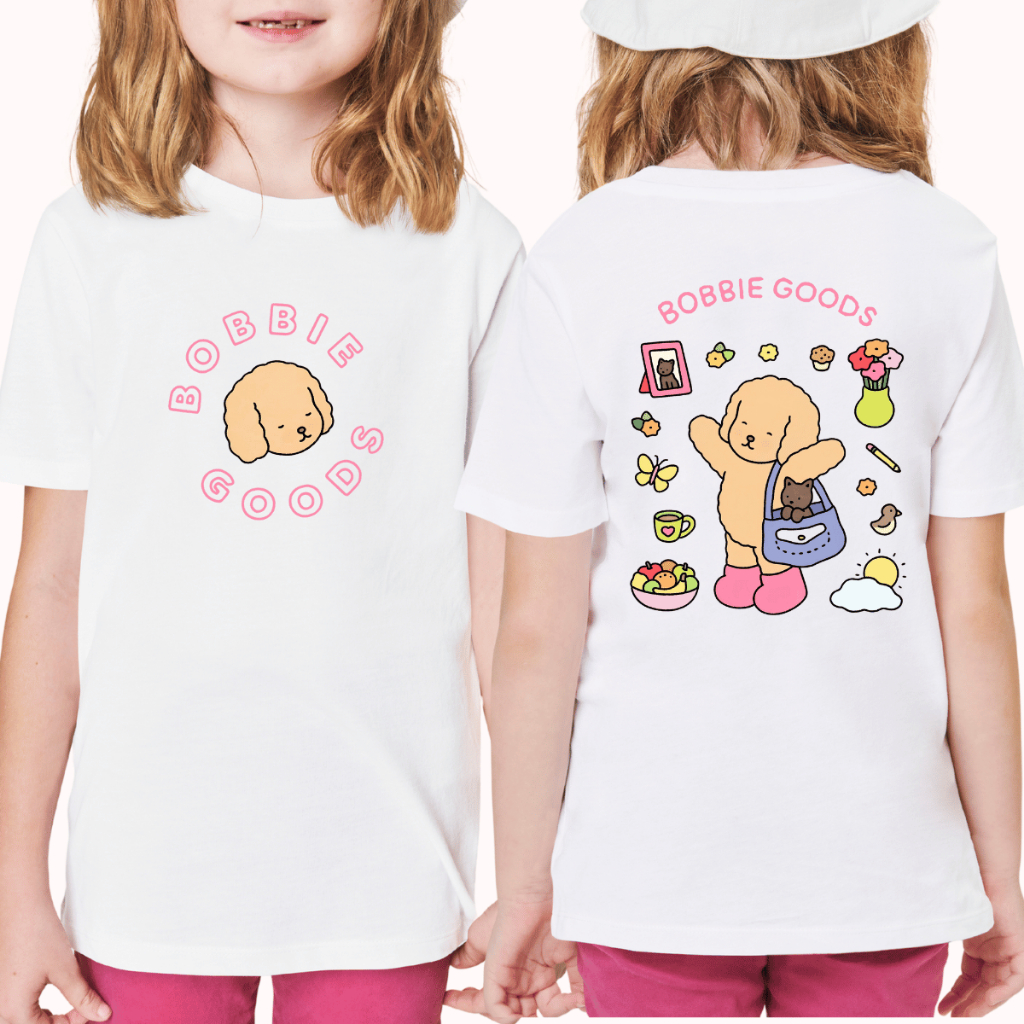 Camiseta Infantil Bobies Goods Tendência Livro De Colorir Camiseta Estampada Juvenil Desenho Dia Das Crianças Roupa