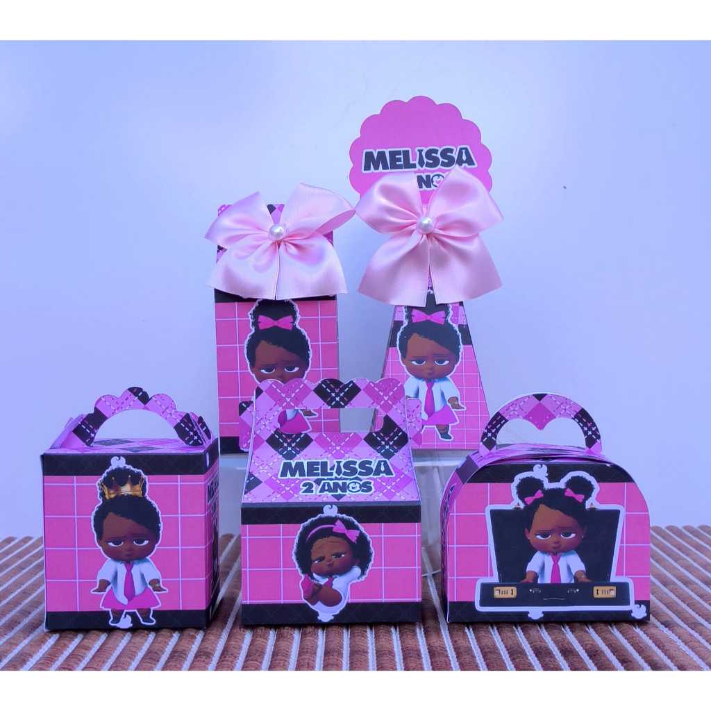 PEGUE E MONTE - Kit Festa Poderosa Chefinha Personalizados Lembrancinhas Caixinhas para festa