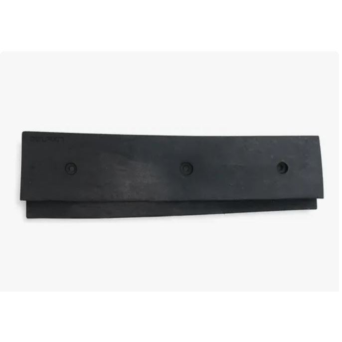 Piso Rampa Rodape Acabamento 100% Borracha - 2 unidades 55cm X 13cm
