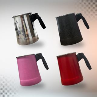 canecão alumínio 1,5 litros com cabo baquelite em cores em Oferta na Shopee