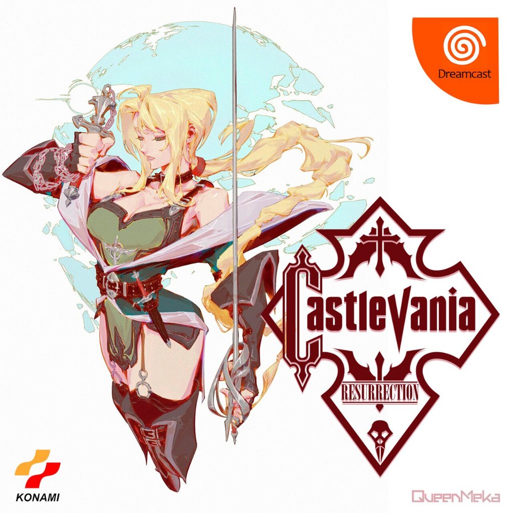 Castlevania: Resurrection para Dreamcast com capa