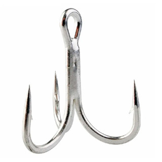Garatéia Pesca Marine Sports Nickelada Reforçada - Vários Tamanhos - Cartela