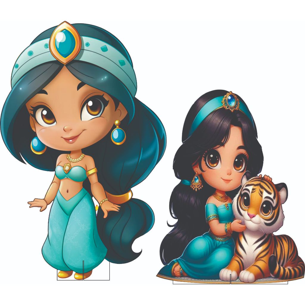 Display da Jasmine Cute Kit com 1 peça de 80 cm e 1 peça de 60 cm