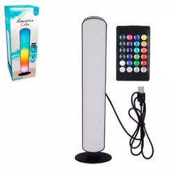 Luminária Color Com Controle Remoto Usb 24cm Com 15 Cores - Art House