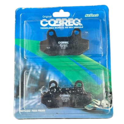 Pastilha de Freio Dianteiro Cobreq N-941 Moto COMET/MIRAGE 250/650