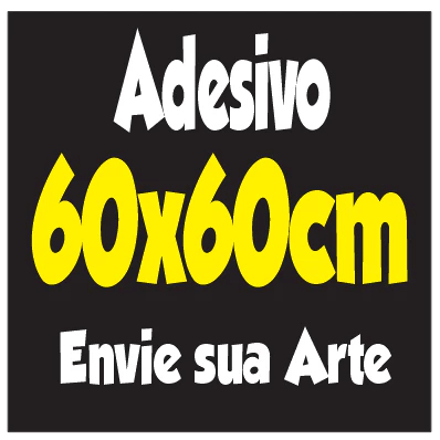 Adesivo I Envie sua arte I 60x60cm em Oferta na Shopee