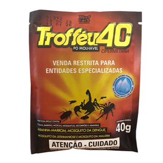 Trofféu 40PM – Eliminação Eficiente de Escorpiões (Sachê Único) em Oferta na Shopee