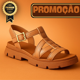 Sandália Tratorada Feminina Estilo Fisherman Confortável Casual em Oferta na Shopee