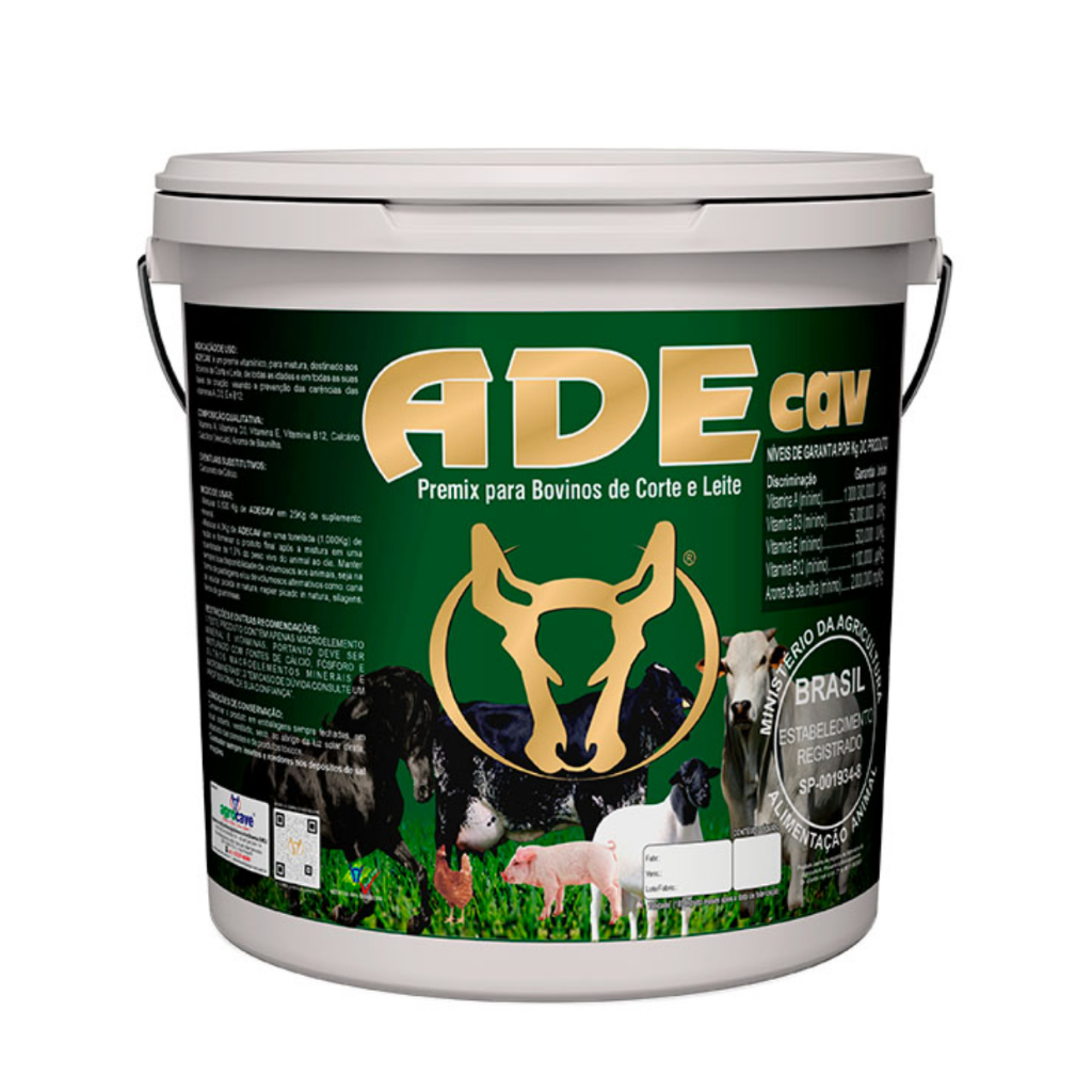 Adecav Premix Agrocave Com B12 Suplementos 20 kg