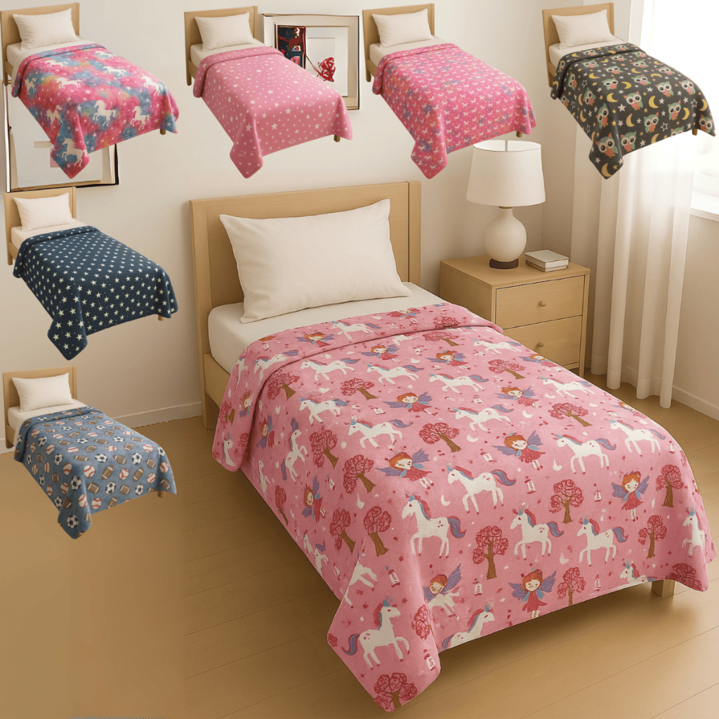 Coberta Infantil Cobertor Que Brilha No Escuro Manta Juvenil Criança 2,00x1,80