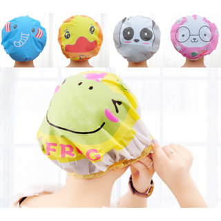 Kit 1/2/3/4/6 Unidades Toucas de Banho Kids Impermeável Infantil Estampas Sortidas Plástica Desenho animal em Oferta na Shopee