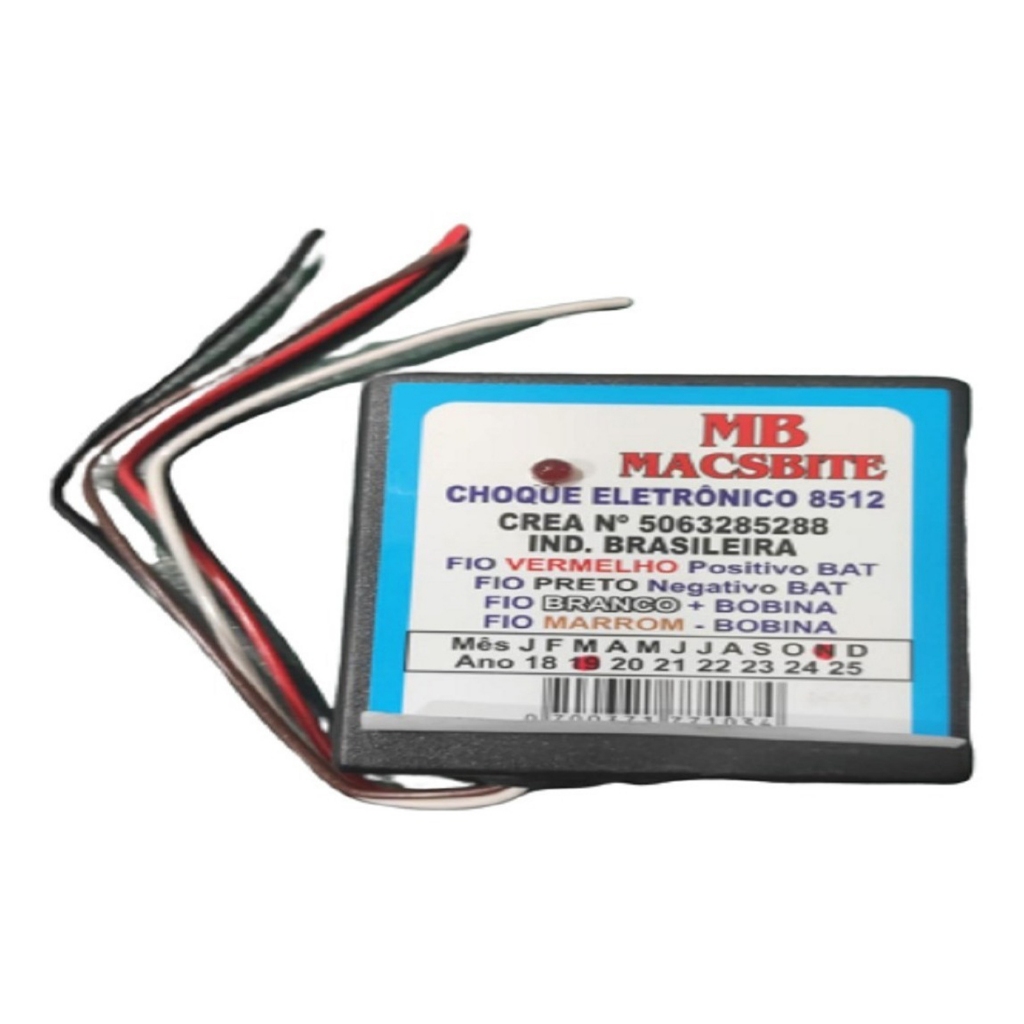 Relé Modulo Choque Em Boi Eletrônico 12v Com Suporte Boiadeiro Macsbite em Oferta na Shopee