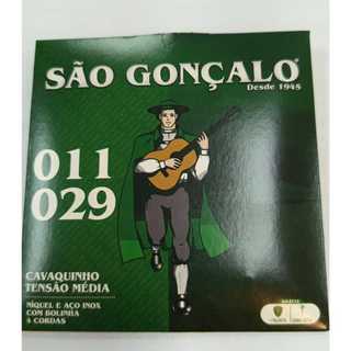 Encordoamento São Gonçalo 011/029 Cavaquinho ( acompanha palheta)