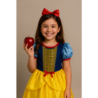FANTASIA INFANTIL FESTAS BRANCA DE NEVE - PARA AS MENINAS em Oferta na Shopee
