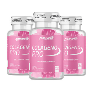 3x Colágeno Pro, 60 Cápsulas - Pharma Pro Science Nutrition em Oferta na Shopee