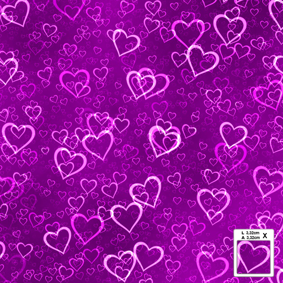 Tecido Oxford Estampado Coração 7 em Oferta na Shopee