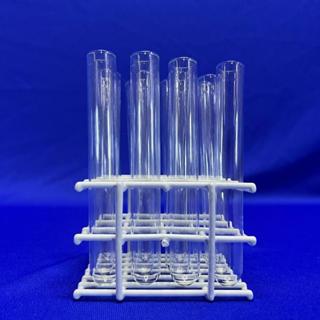 Kit Com 12 Tubos De Ensaio De Vidro 13x100mm + Estante em Oferta na Shopee