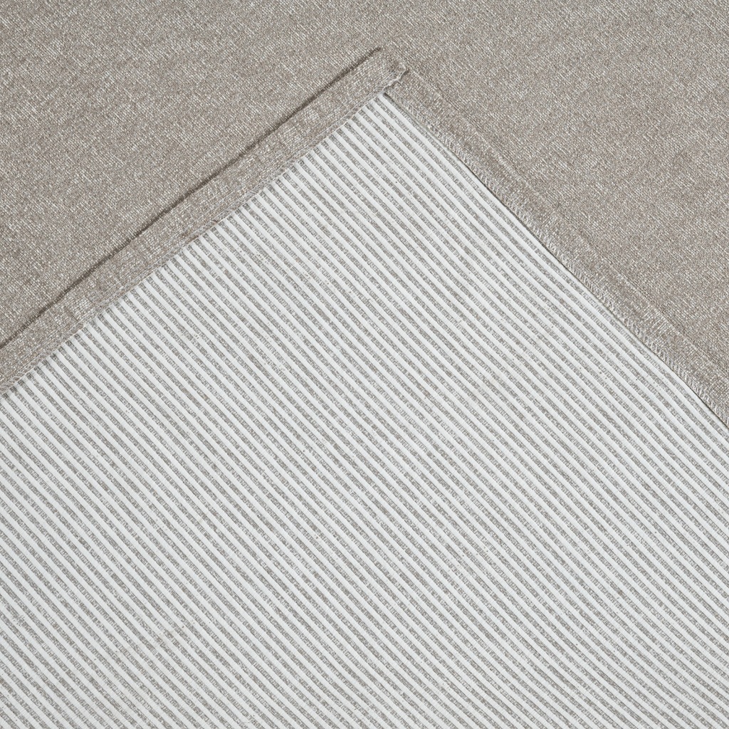 Tapete Bege Clean 2x2,50m Com Antiderrapante Sofisticado Para Sala Quarto Escritório