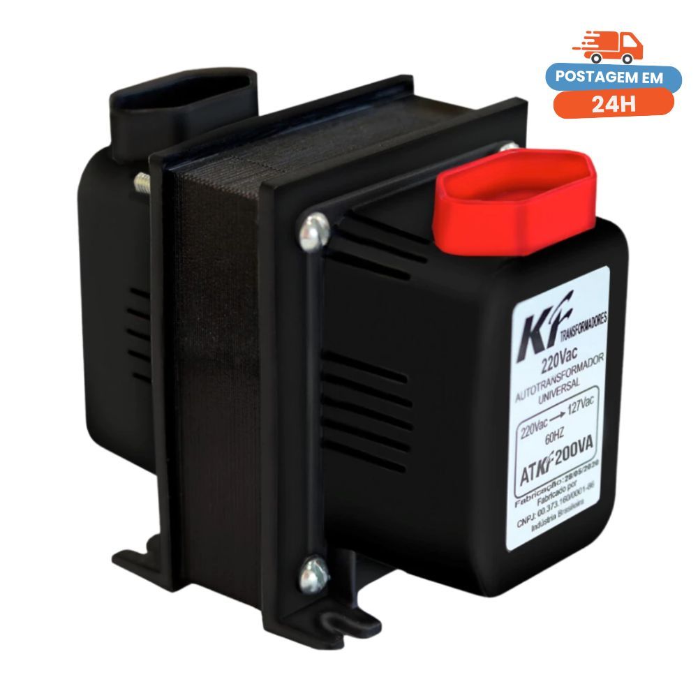 Auto Transformador 200va Para Ventilador Máquina Costura Conversor 110v P/ 220v e 220 P/ 110 em Oferta na Shopee