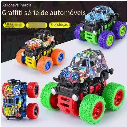 Carrinho Fricção Brinquedo Monster Truck Trator Dia das Crianças Big Foot Rally