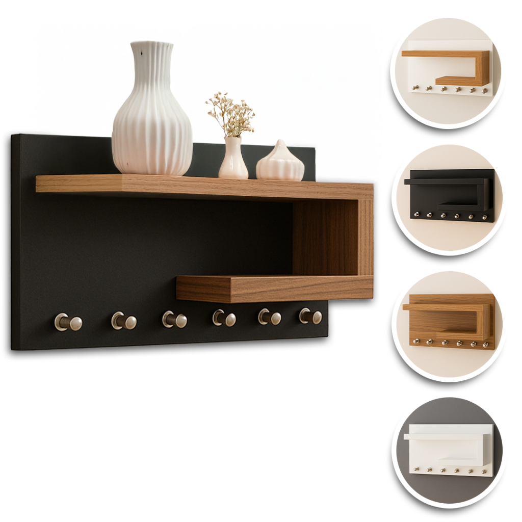 Porta Chaves Organizador Premium - MDF em Oferta na Shopee