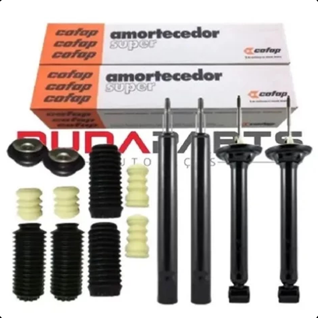 4 Amortecedor Dianteiro Traseiro Cofap + Coxim Gol Quadrado em Oferta na Shopee