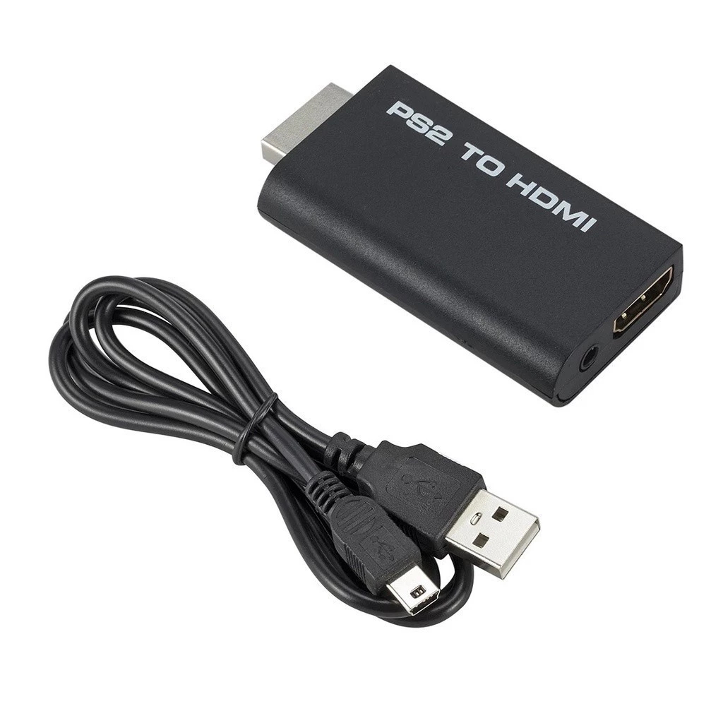 Adaptador conversor Ps2 Áudio e Vídeo Av para cabo de interface multimídia HD